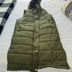 Long winter vest
